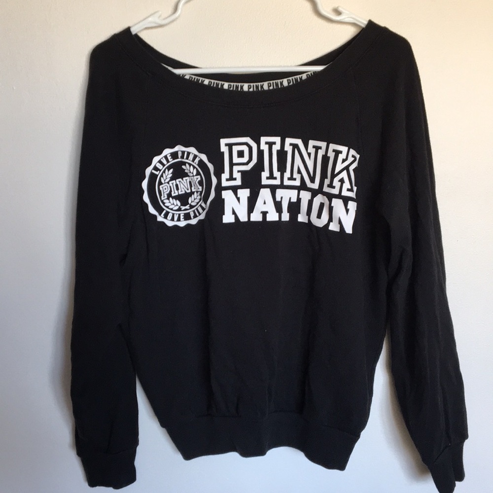 Victoria’s Secret Pink off the shoulder sweater
